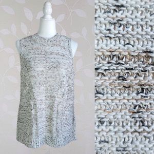 LOFT Speckle Knit Cozy Sweater Vest Tank Top